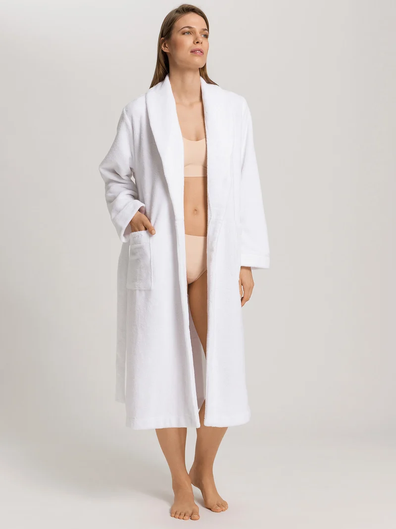 Bademantel, Frottee-Velours, Länge 100cm, ROBE SELECTION