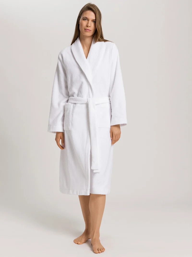 Bademantel, Frottee-Velours, Länge 100cm, ROBE SELECTION