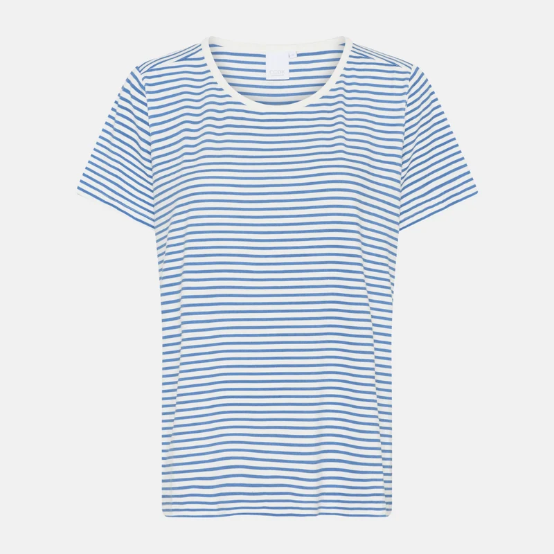 Gestreiftes Bambus-T-Shirt