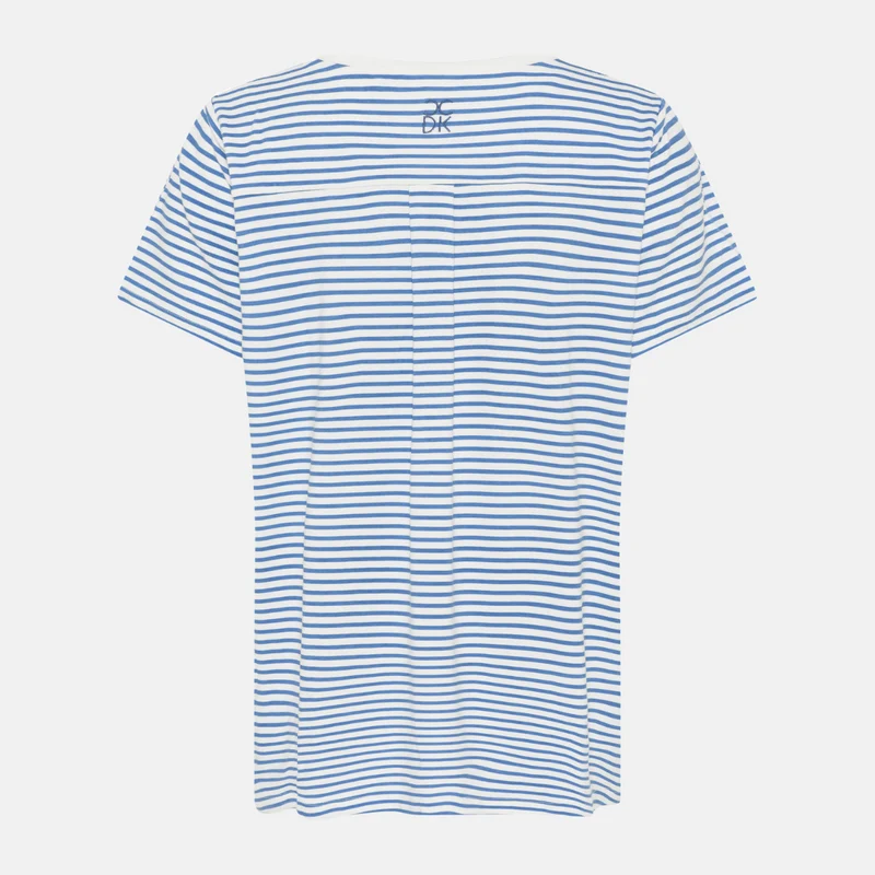 Gestreiftes Bambus-T-Shirt