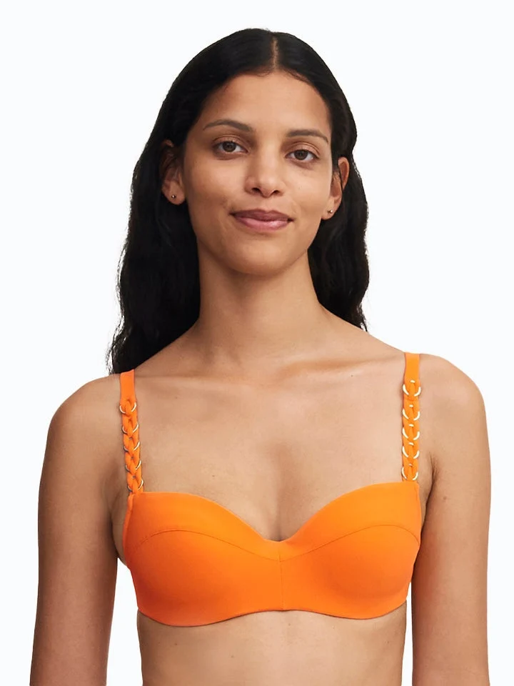 Chantelle Swimwear - Emblem Half-Cup Memory Bikini Orange