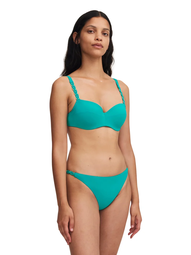 Chantelle Swimwear - Emblem Half-Cup Memory Bikini Seeblau