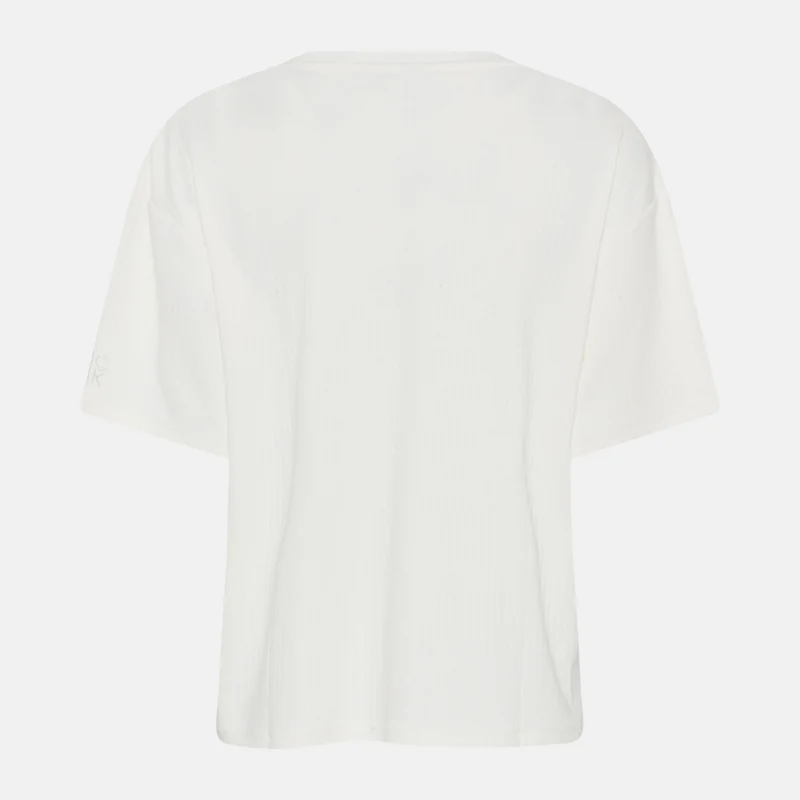 Weißes Bambus-T-Shirt