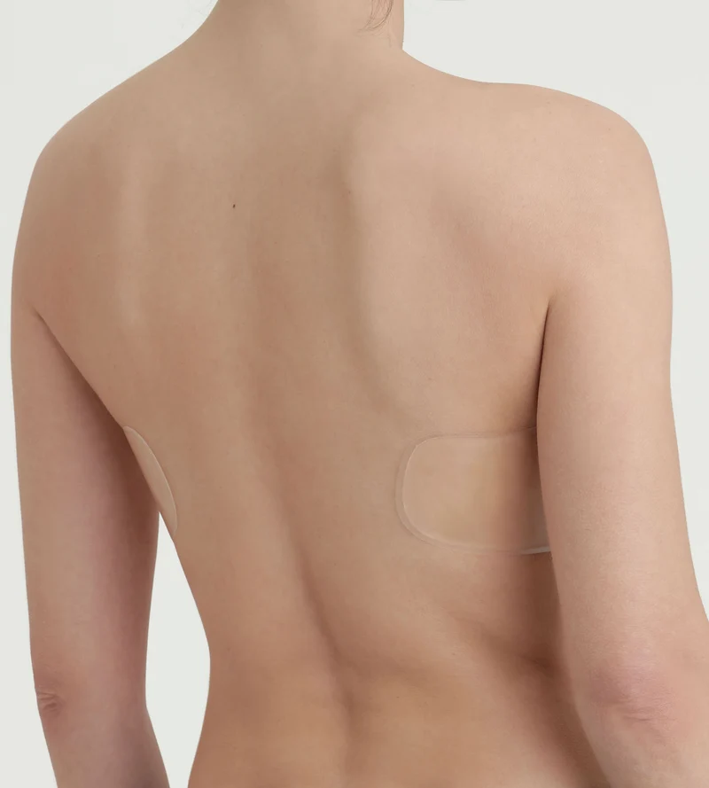 Trägerloser selbstklebender Bandeau-BH in Nude