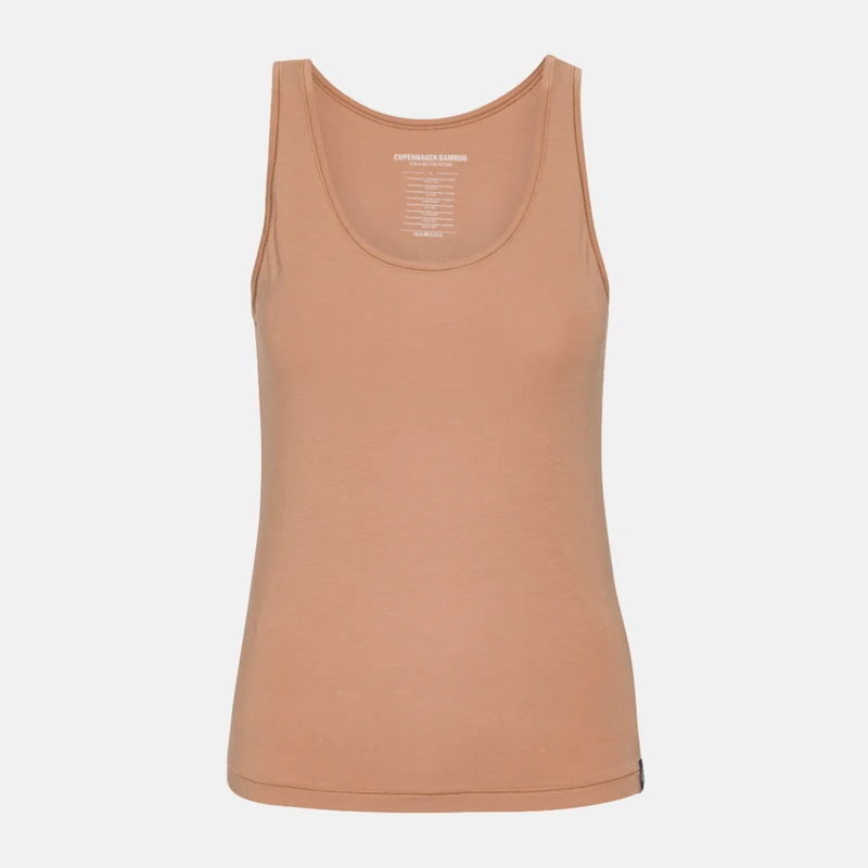 2er-Pack „Tan“ Bambus-Tank-Top mit breiten Trägern