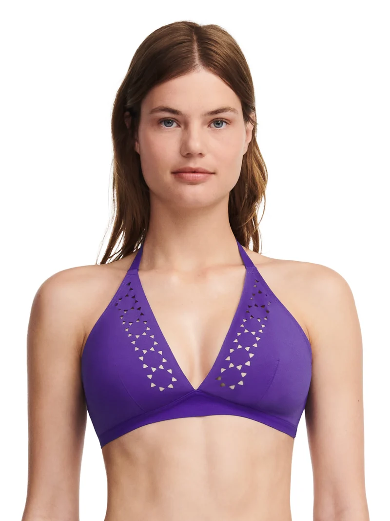 Chantelle Swimwear - Pure Solar Bügelloser Triangel-BH Ultraviolettblau