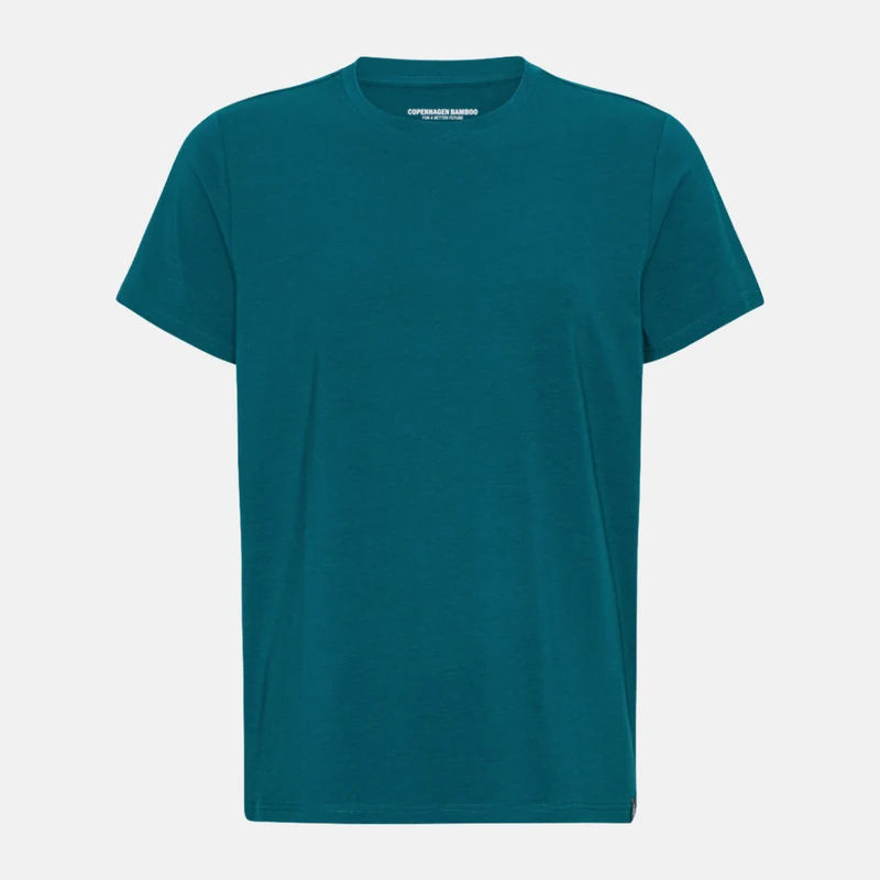 T-Shirt aus Petrol-Bambus
