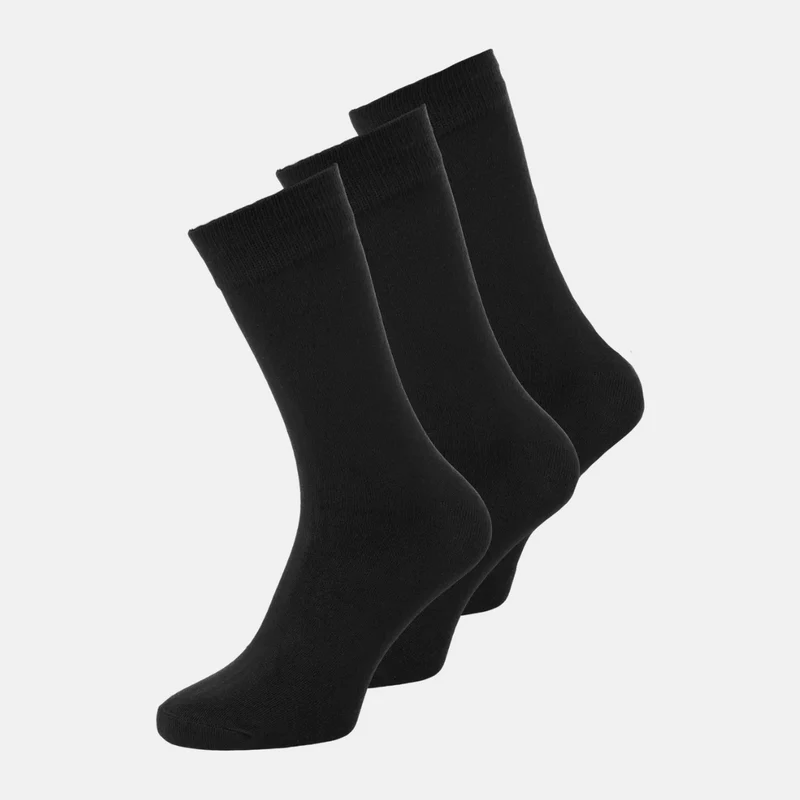 3er Pack Schwarze Bambussocken