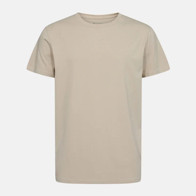 Helles Khaki-Bambus-T-Shirt