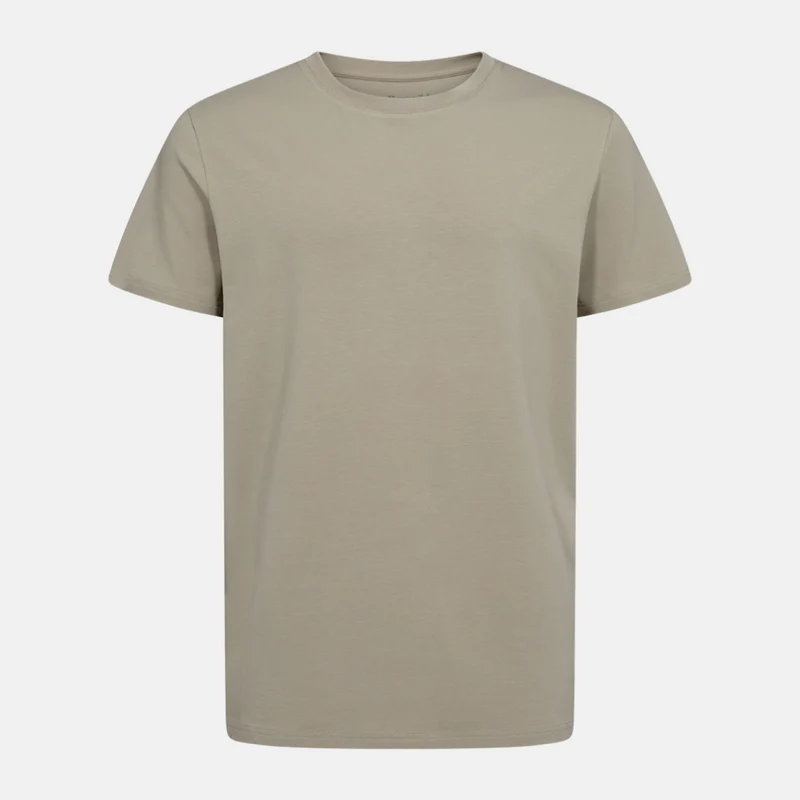Dunkles Khaki-T-Shirt aus Bambus