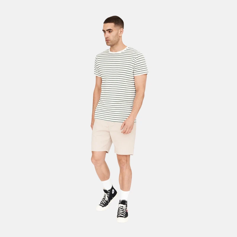 Gestreiftes Bambus-T-Shirt