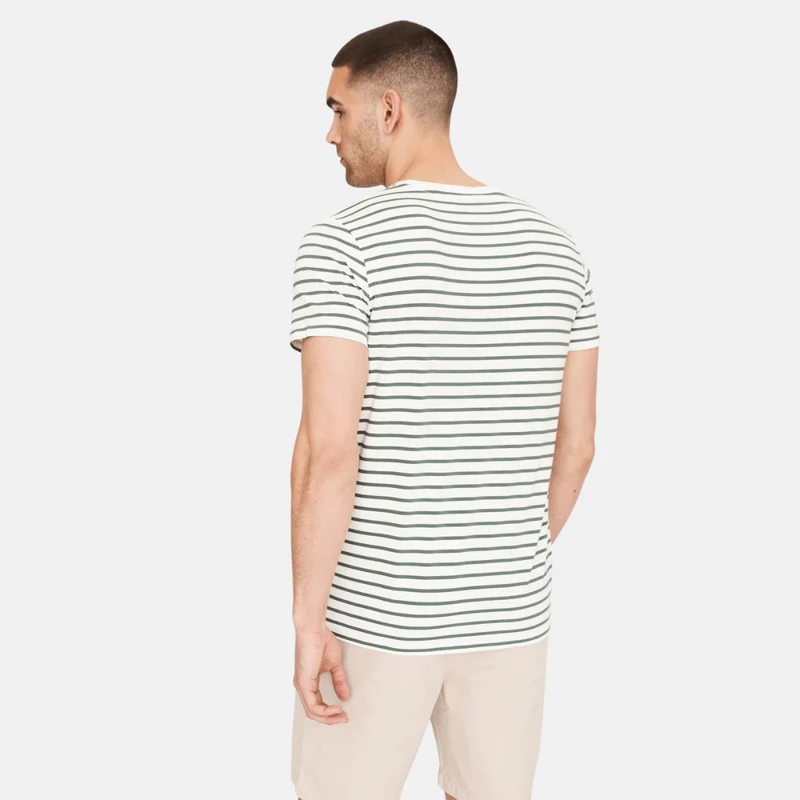 Gestreiftes Bambus-T-Shirt