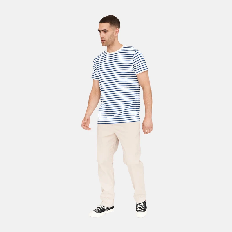 Gestreiftes Bambus-T-Shirt