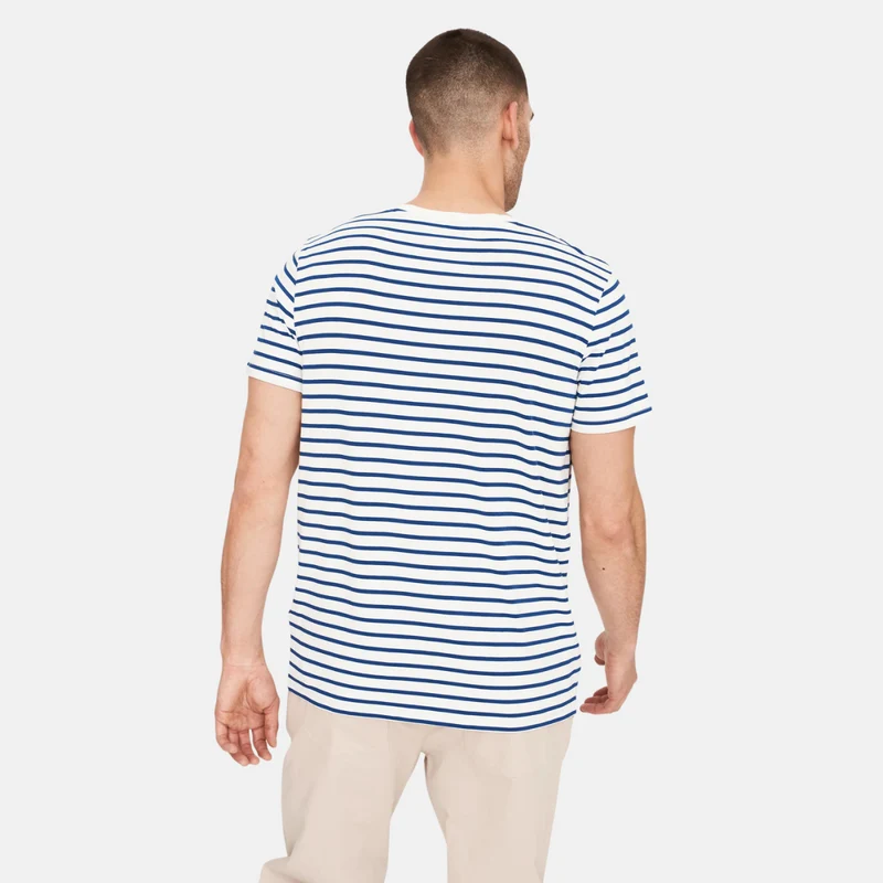 Gestreiftes Bambus-T-Shirt