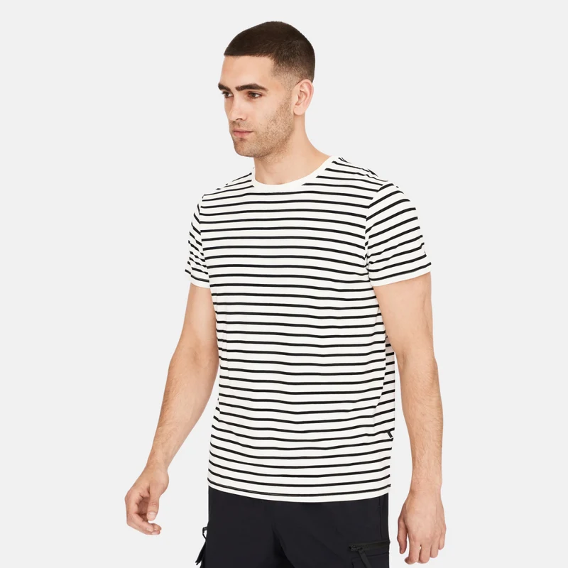 Gestreiftes Bambus-T-Shirt