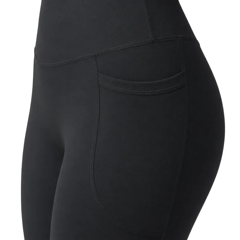 High-Waist-Sportleggings mit Handytasche
