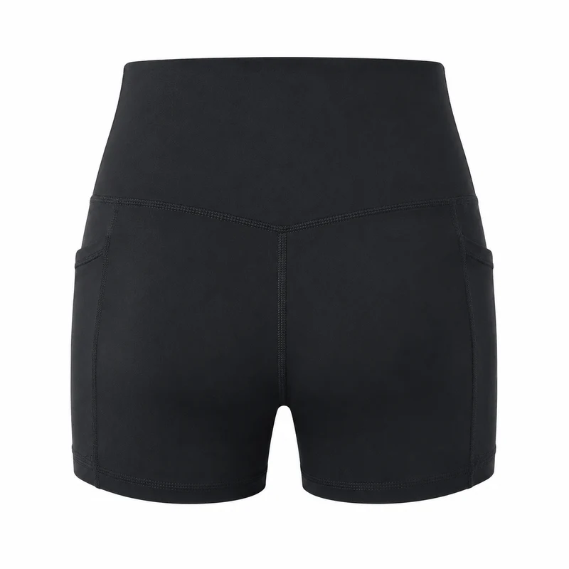 High Waist Sportshorts mit Handytasche