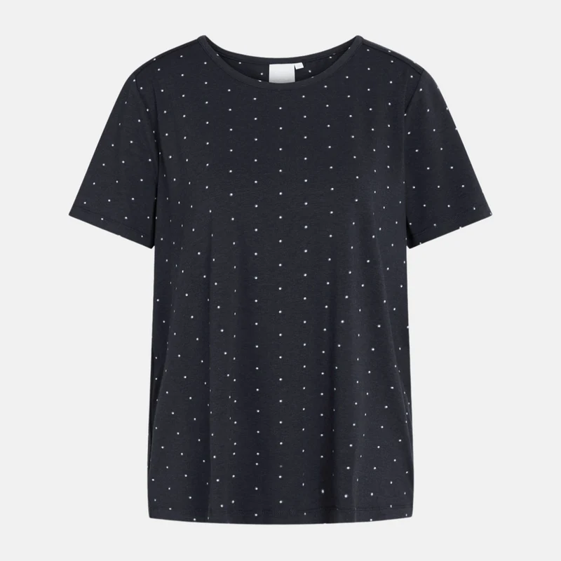Blaues Bambus-T-Shirt