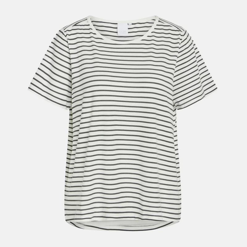 Gestreiftes Bambus-T-Shirt