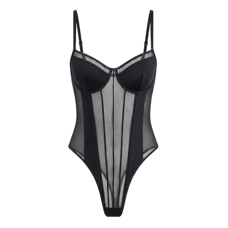 Figurformender Spitzenbody - Mila