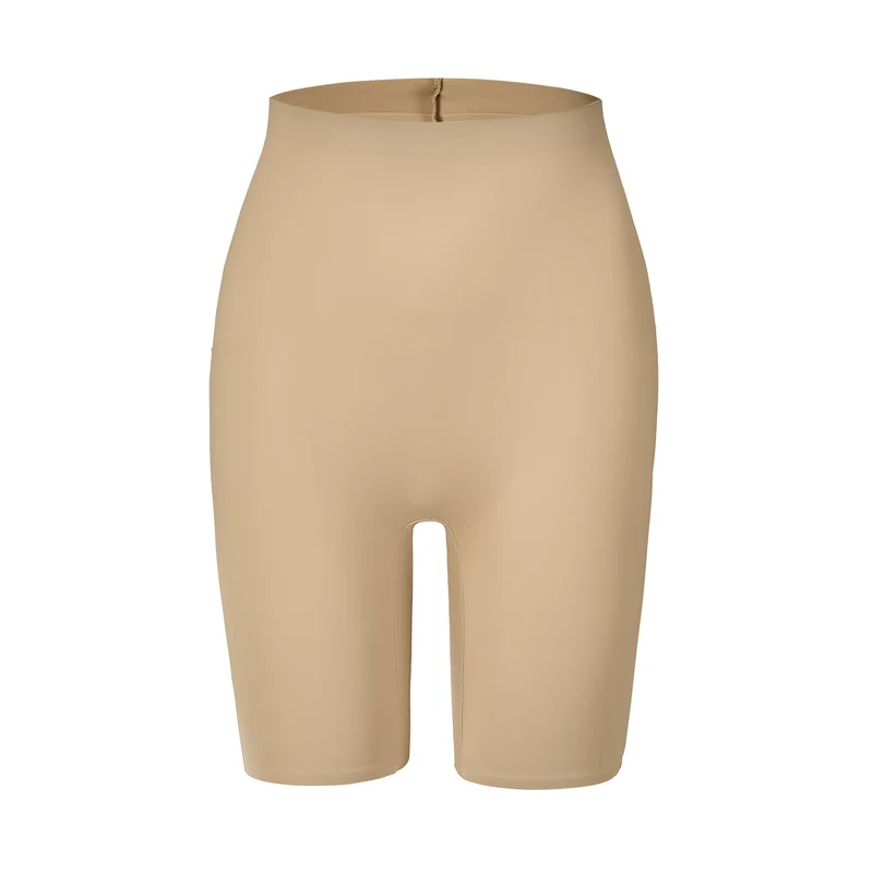 Korrigierende High-Waist-Shorts mit langen Beinlängen – Nahtlos