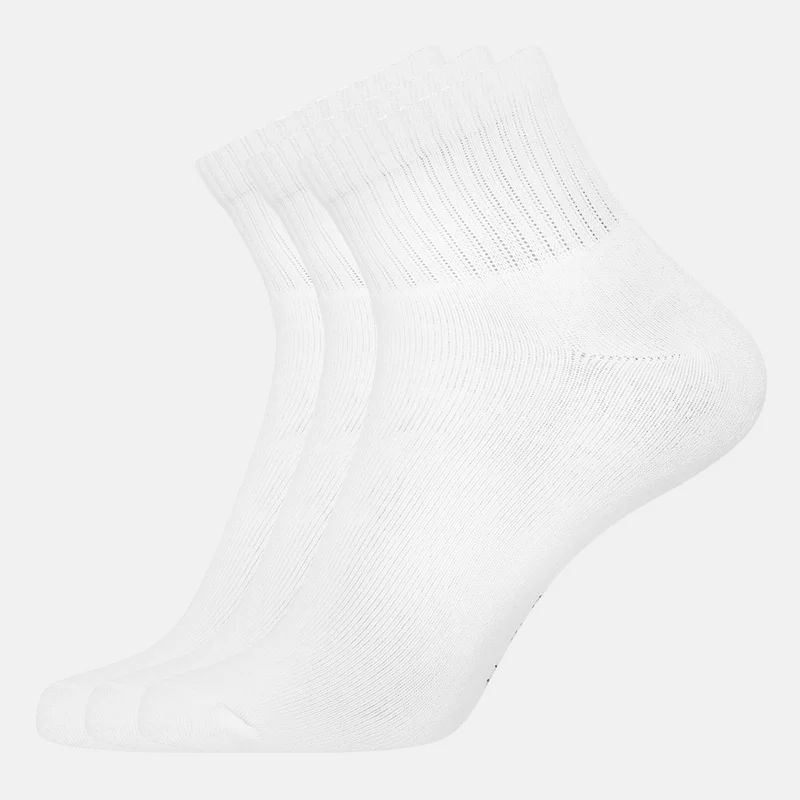 3er Pack weiße Bambus-Tennissocken