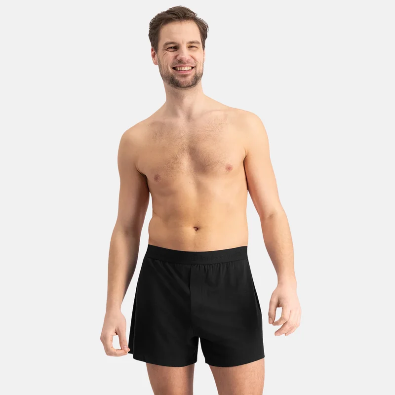 2er-Pack Schwarze Bambus-Boxershorts