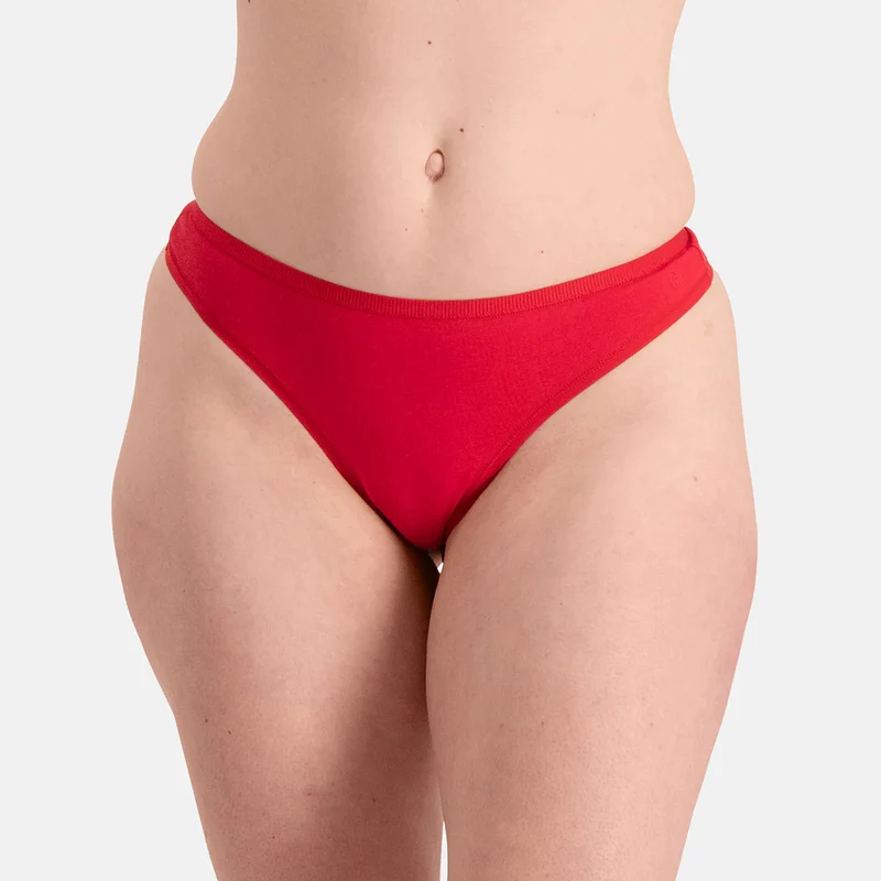 3er Pack Rotes Bambus G-String Höschen