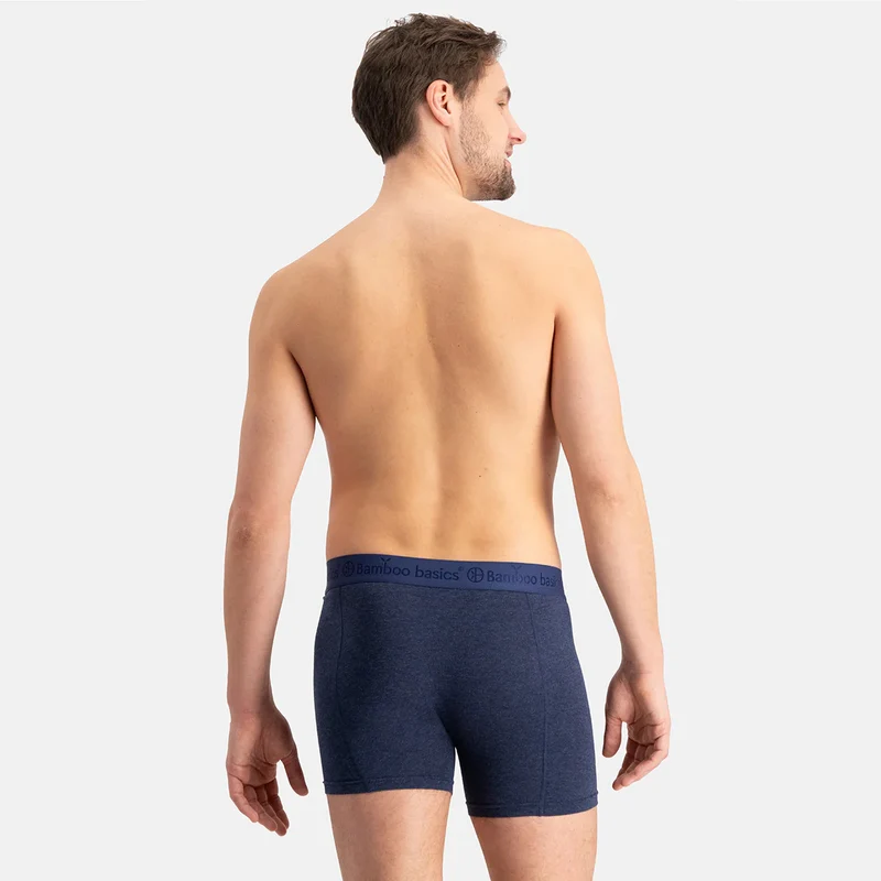 3er Pack Bambus-Unterhosen in Königsblau/Blau/Grau