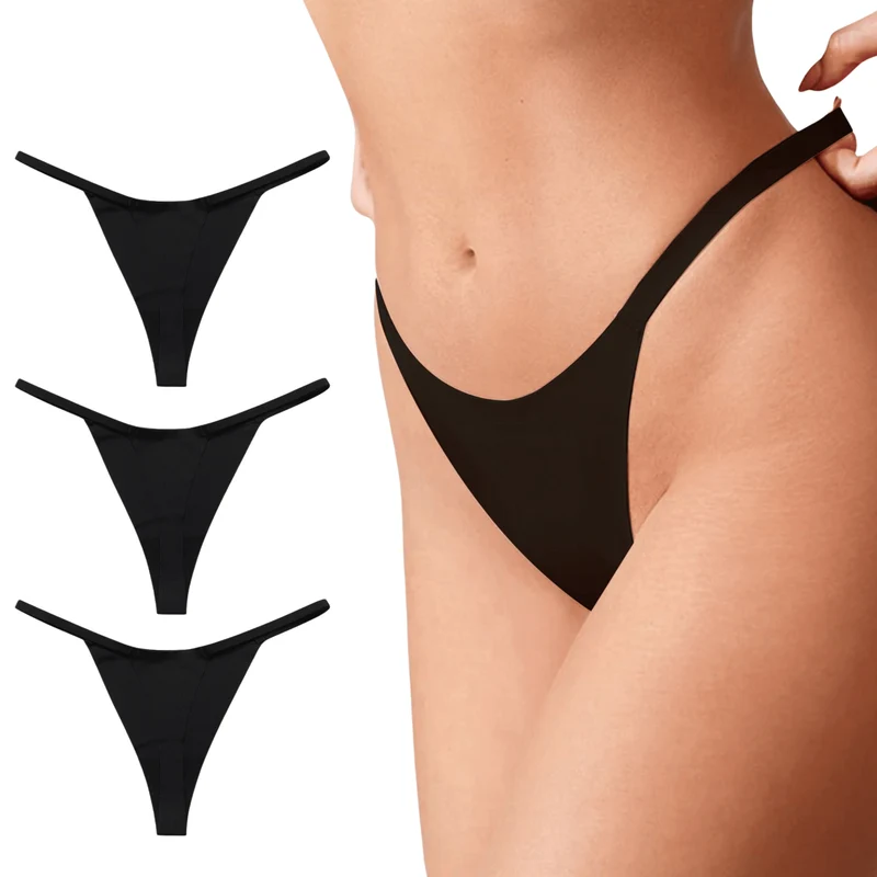 Nahtloser Stringtanga – 3er-Set