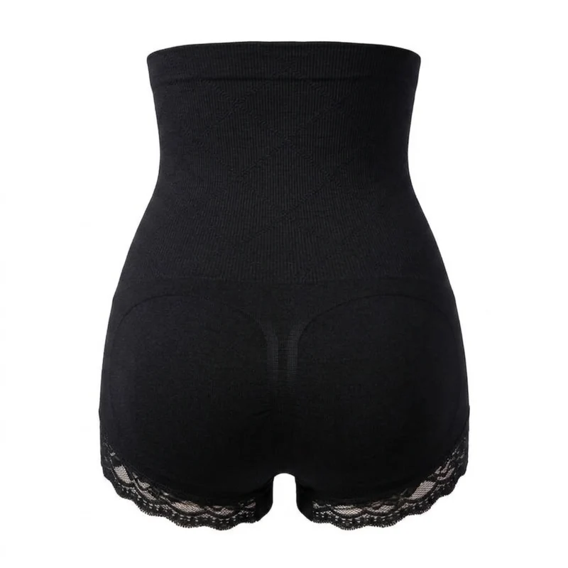 Korrigierende High-Waist-Slips mit Spitze