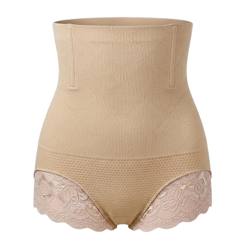Korrigierende High-Waist-Slips mit Spitze
