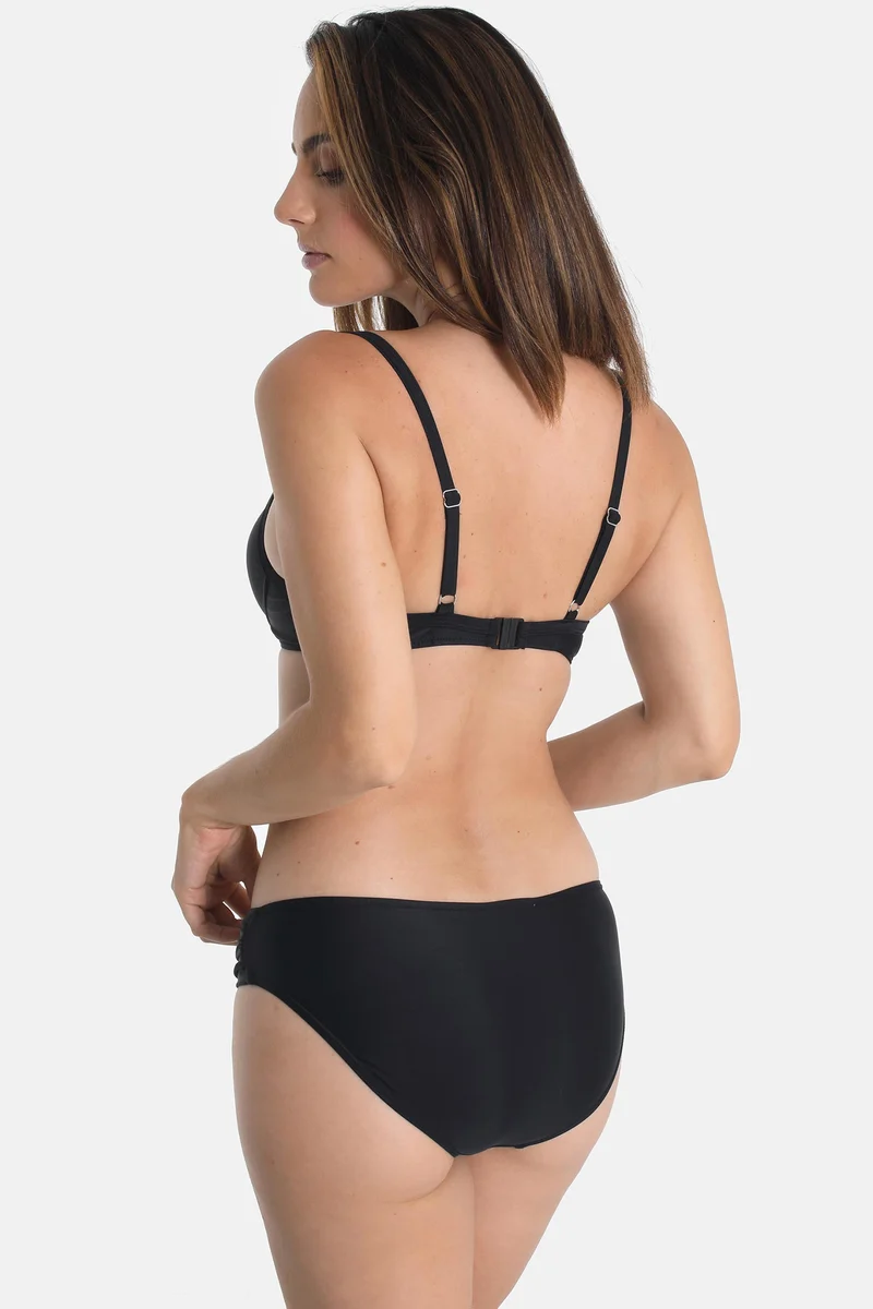 Bikini-Top, gefüttert, mit Bügel, BASIC BLACK