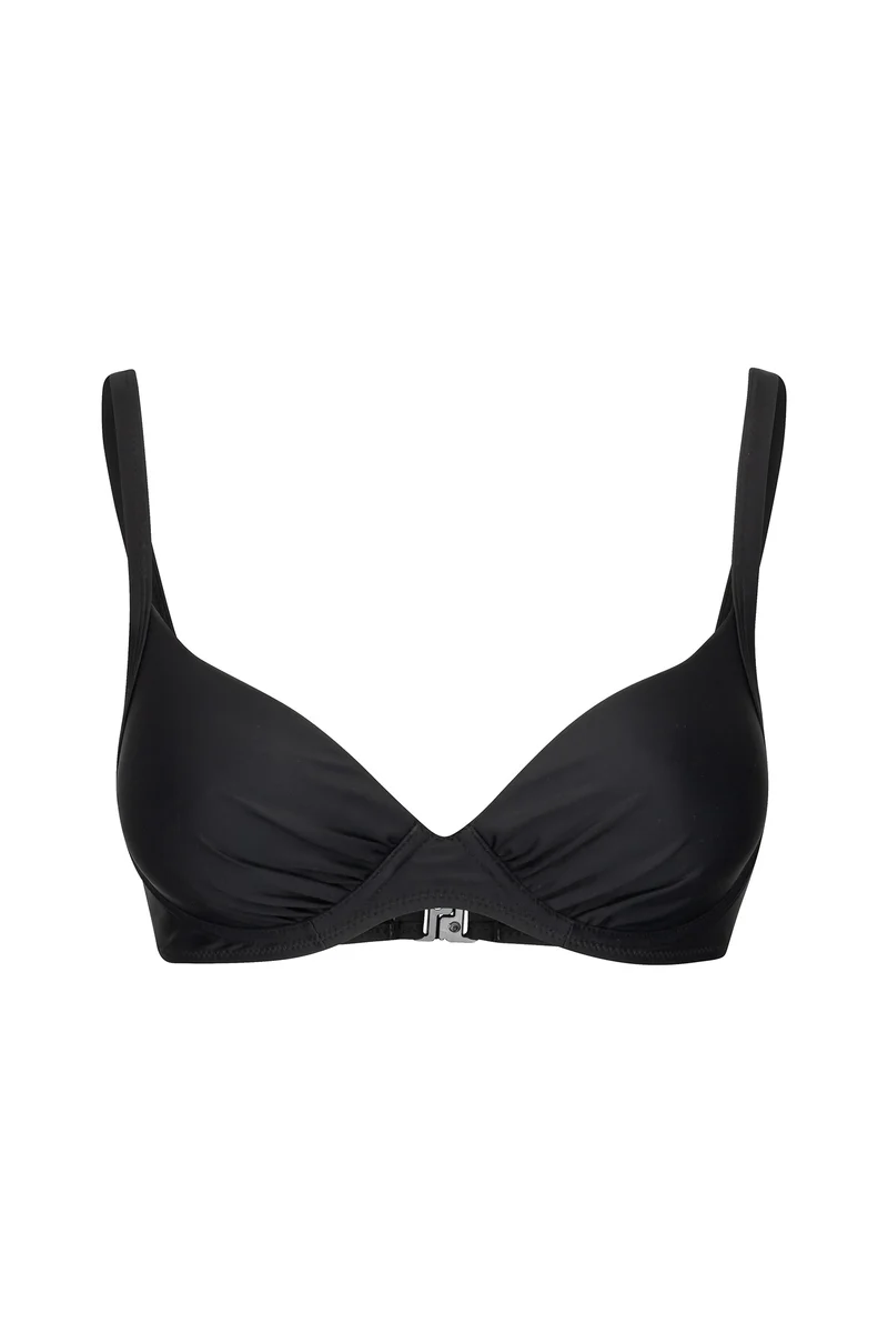 Bikini-Top, gefüttert, mit Bügel, BASIC BLACK