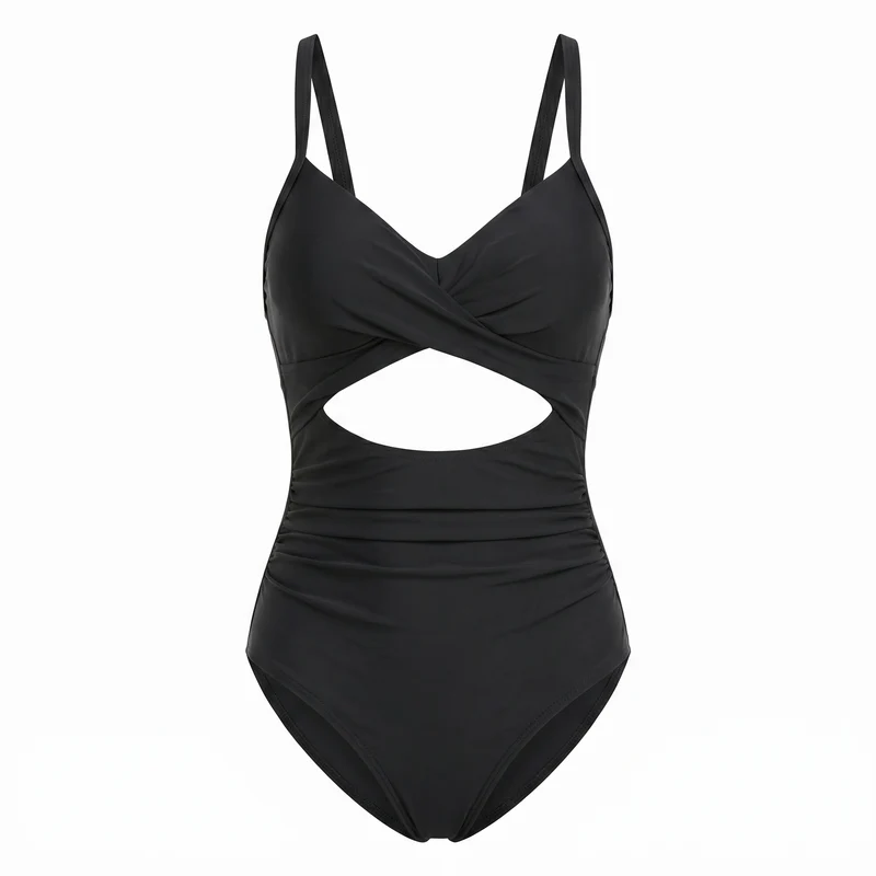 Korrigierender Badeanzug mit Cut-Out
