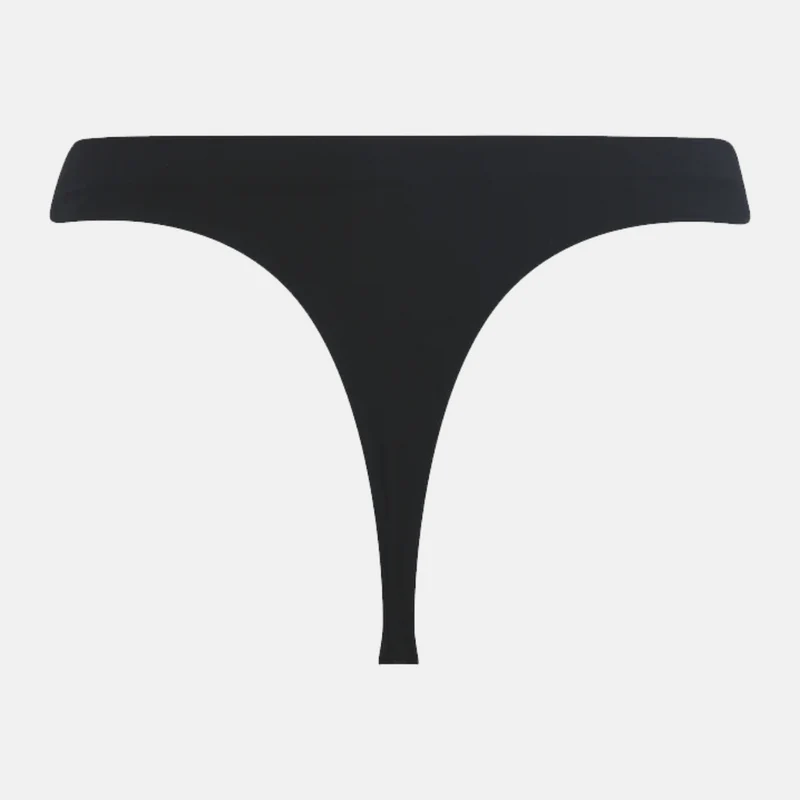 Schwarzer Bambus G-String Panty