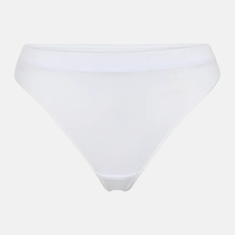 Weißer Bambus G-String Panty