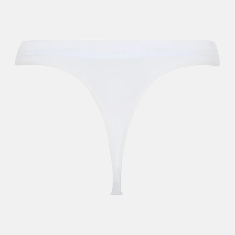 Weißer Bambus G-String Panty