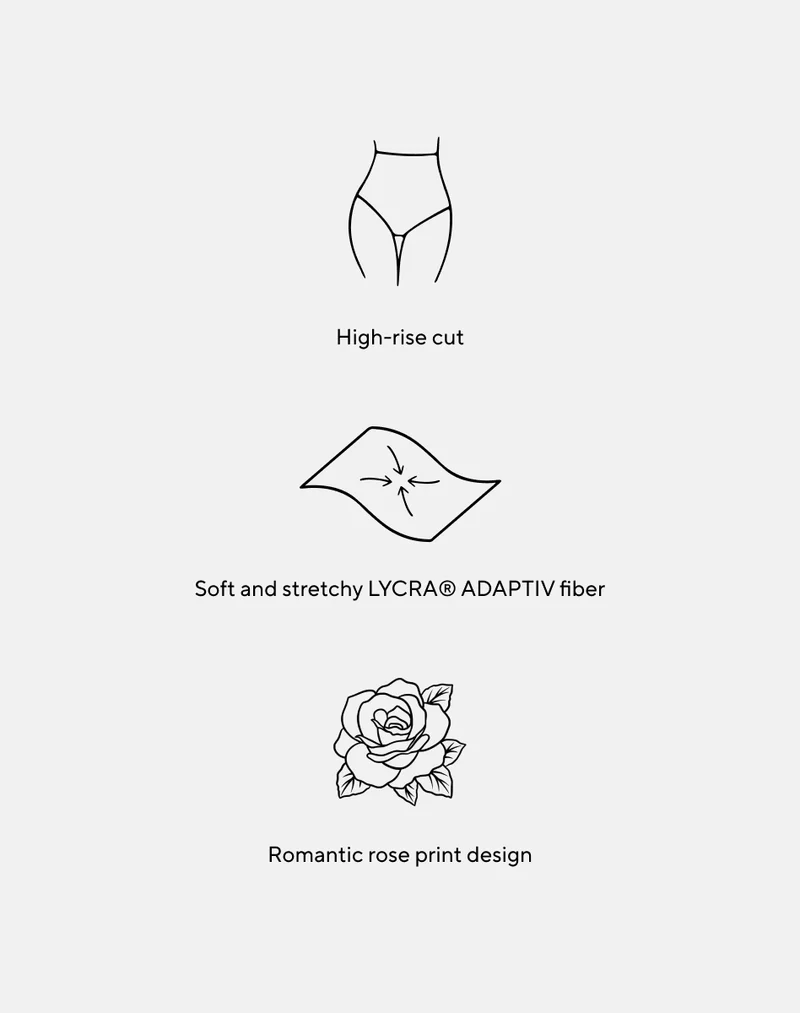 Silhouette Roses Brief