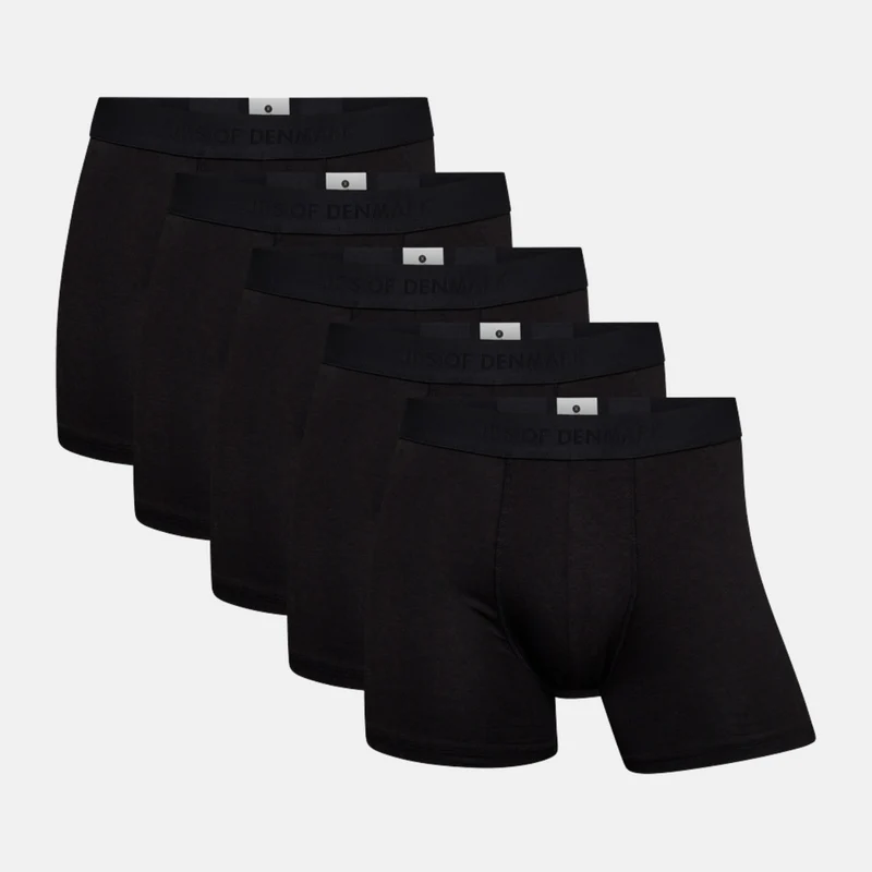 5er-Pack Schwarze Bambus-Unterhosen