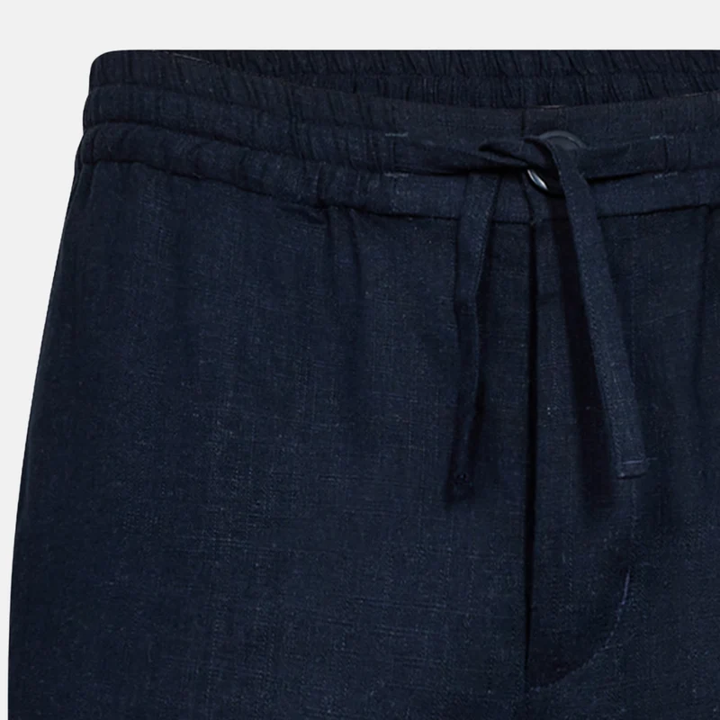 Blaue Hose aus Bambus/Haar