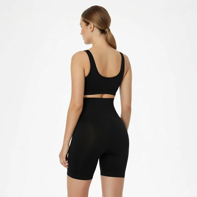 Shapewear mit hohem Bund und Polsterung – nahtlos