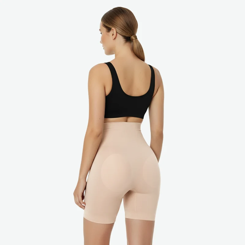 Shapewear mit hohem Bund und Polsterung – nahtlos