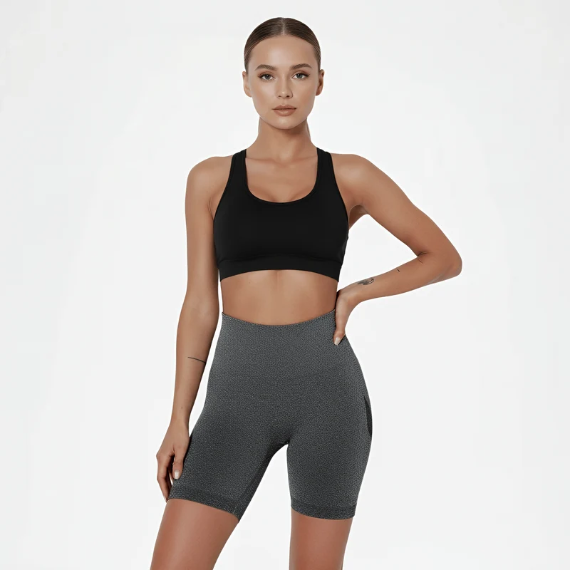 Sportshorts mit hohem Bund