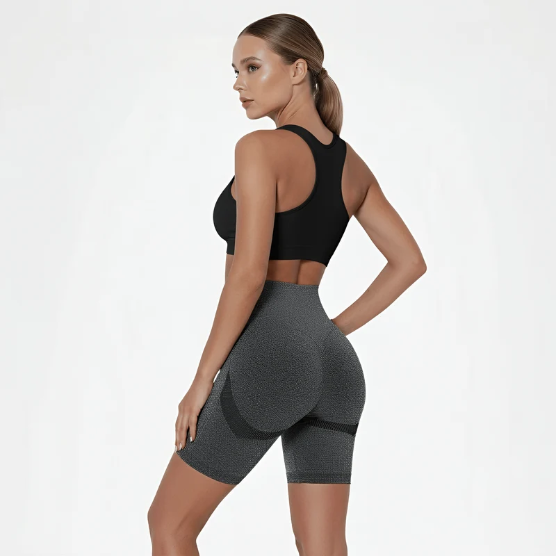 Sportshorts mit hohem Bund