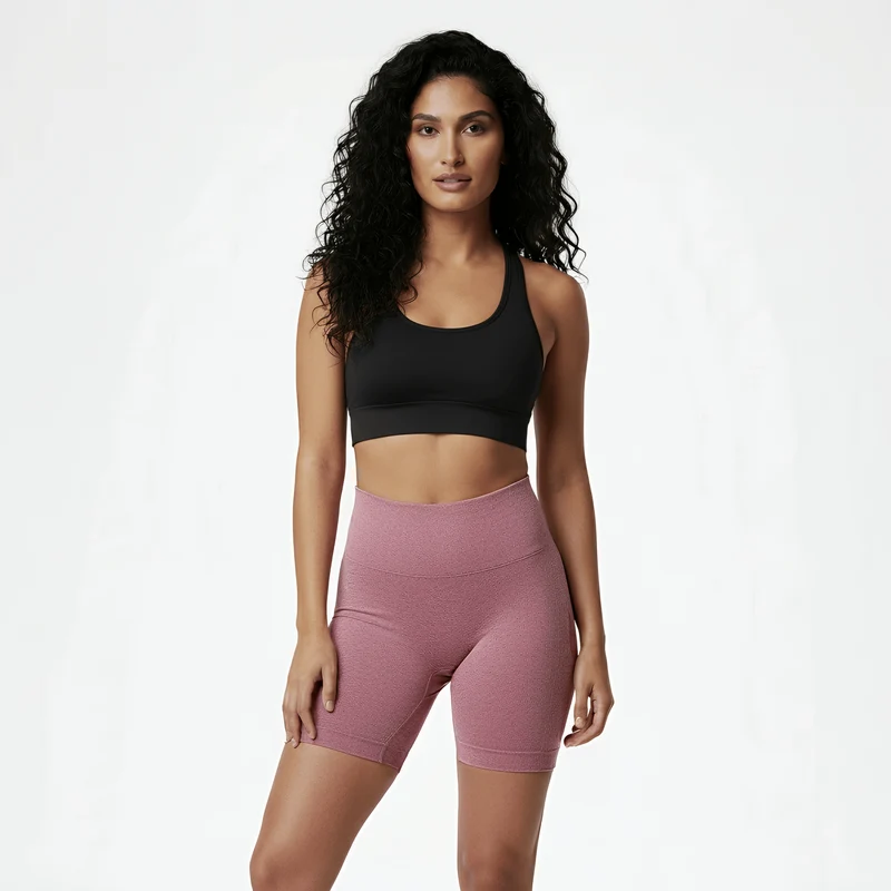 Sportshorts mit hohem Bund