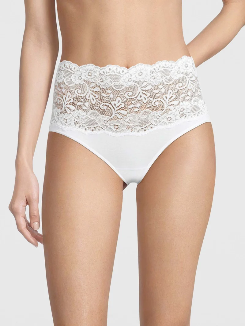Taillen-Slip mit breitem Spitzenbund, FILOSCOZIA REFINED