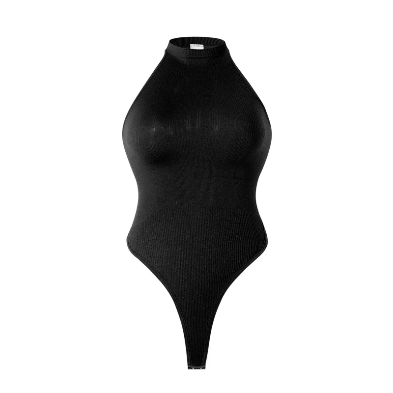Ärmelloser Body mit String