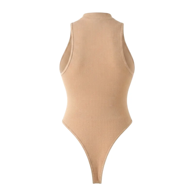 Ärmelloser Body mit String
