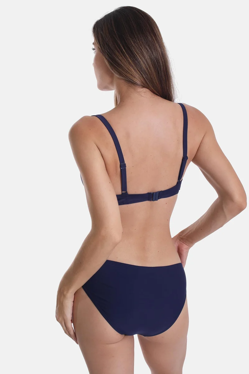 Bikini-Top, gefüttert, mit Bügel, BASIC NAVY